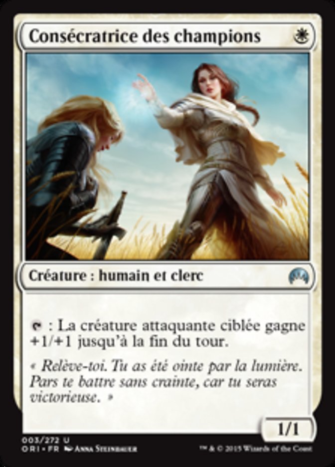 image Consécratrice des champions