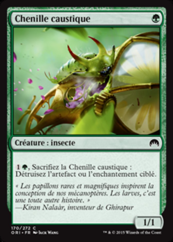 image Chenille caustique