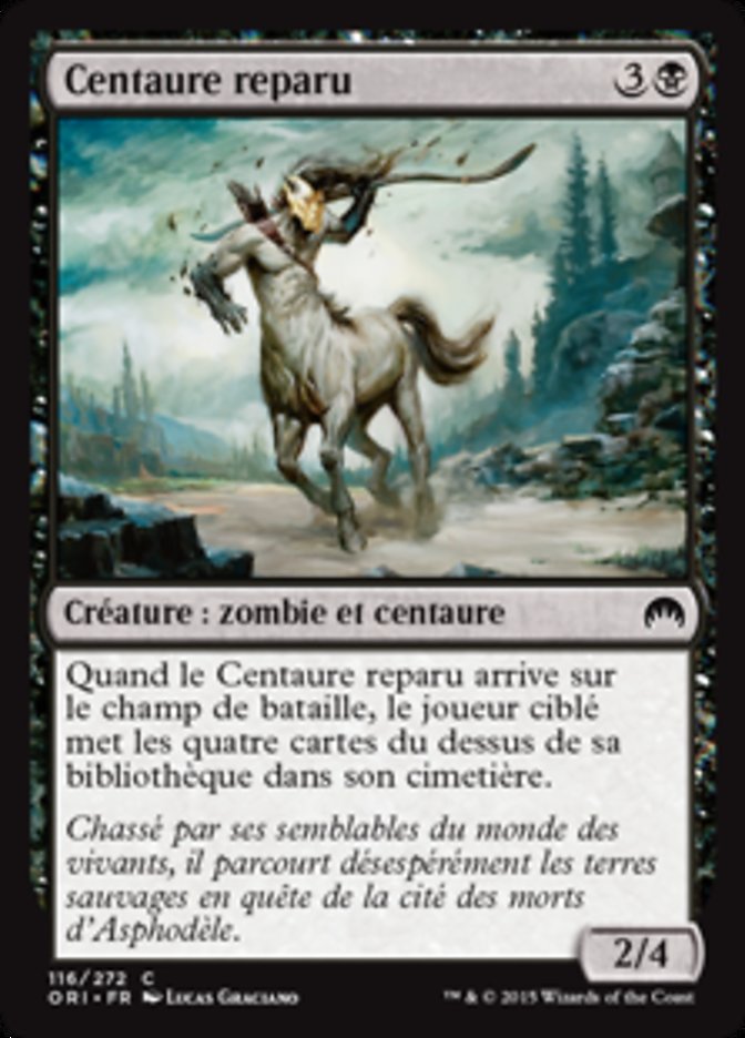 image Centaure reparu