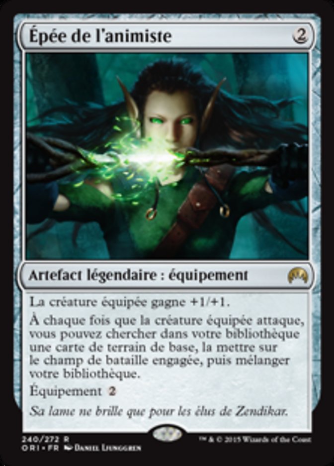image Épée de l'animiste