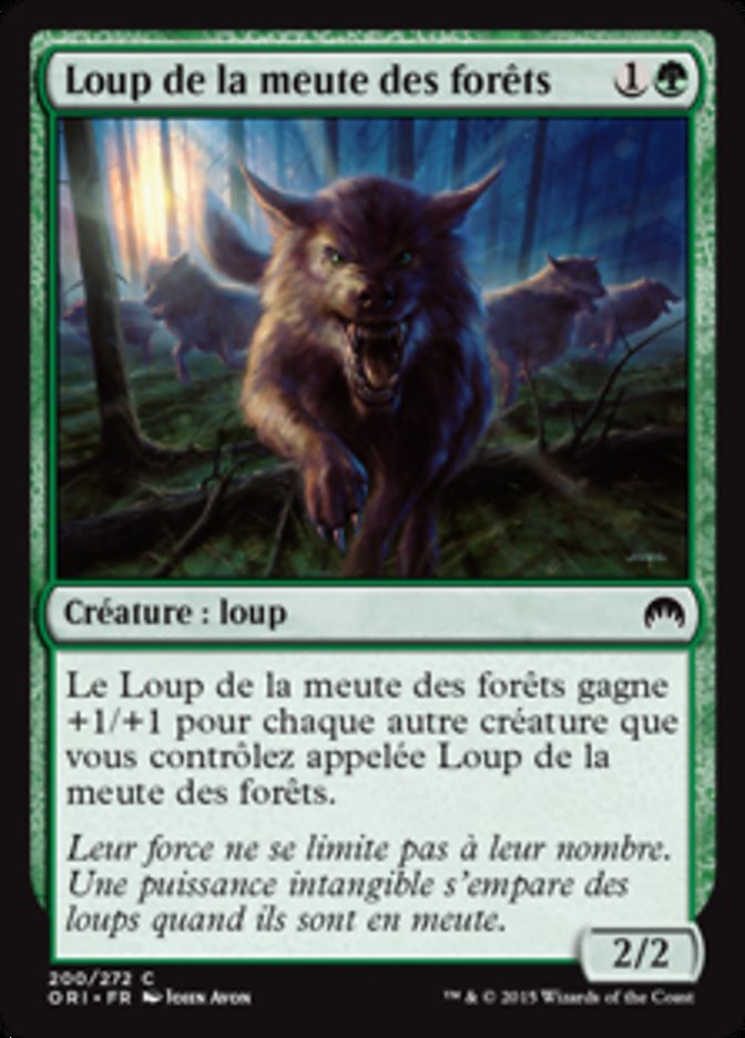 image Loup de la meute des forêts