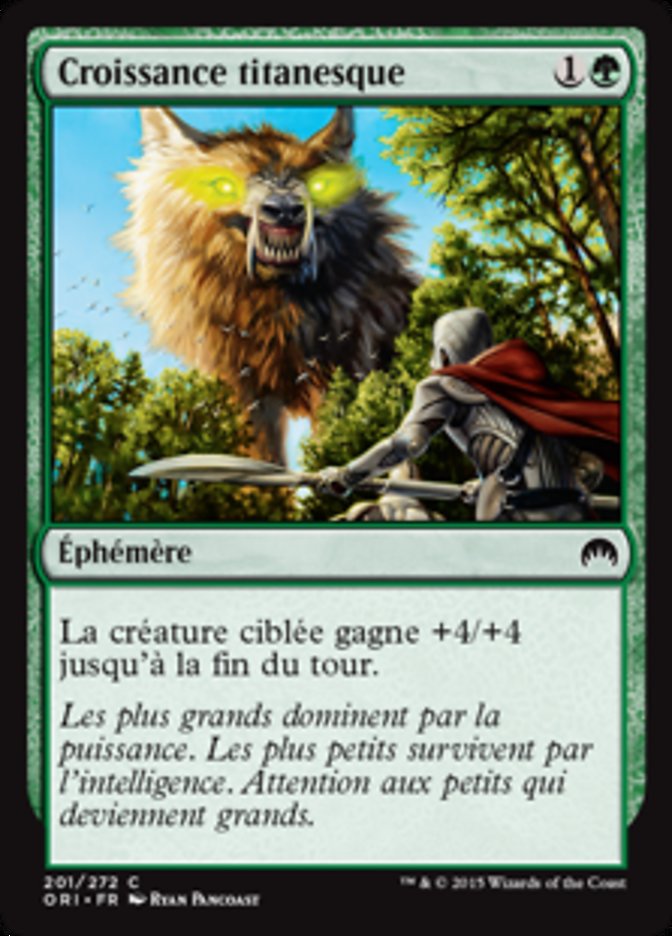 image Croissance titanesque