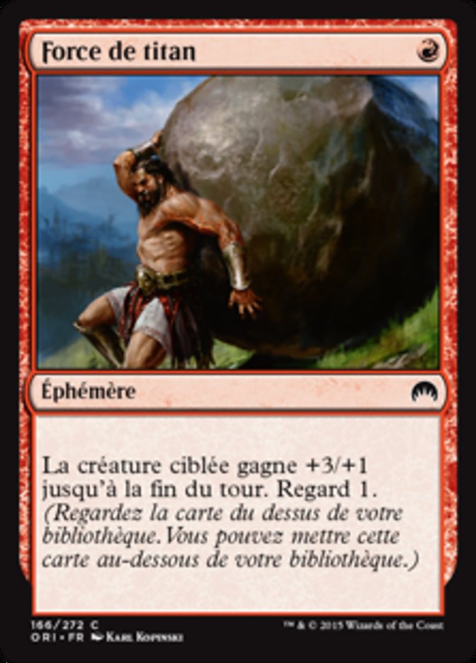 image Force de titan