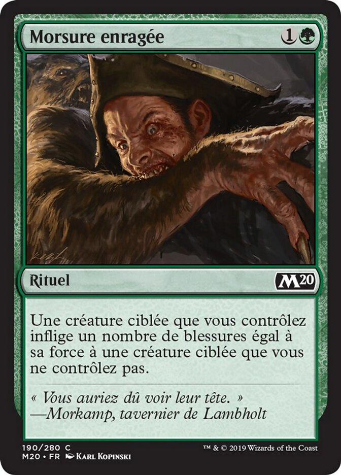 image Morsure enragée
