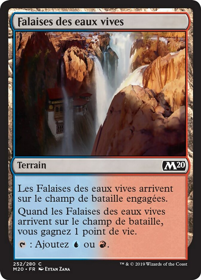 image Falaises des eaux vives