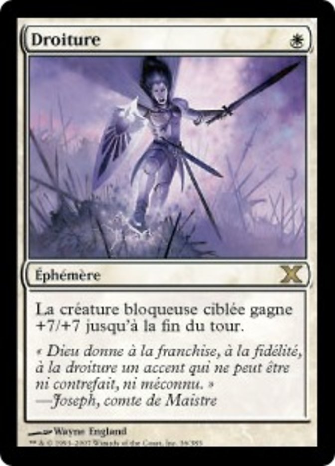 image Droiture