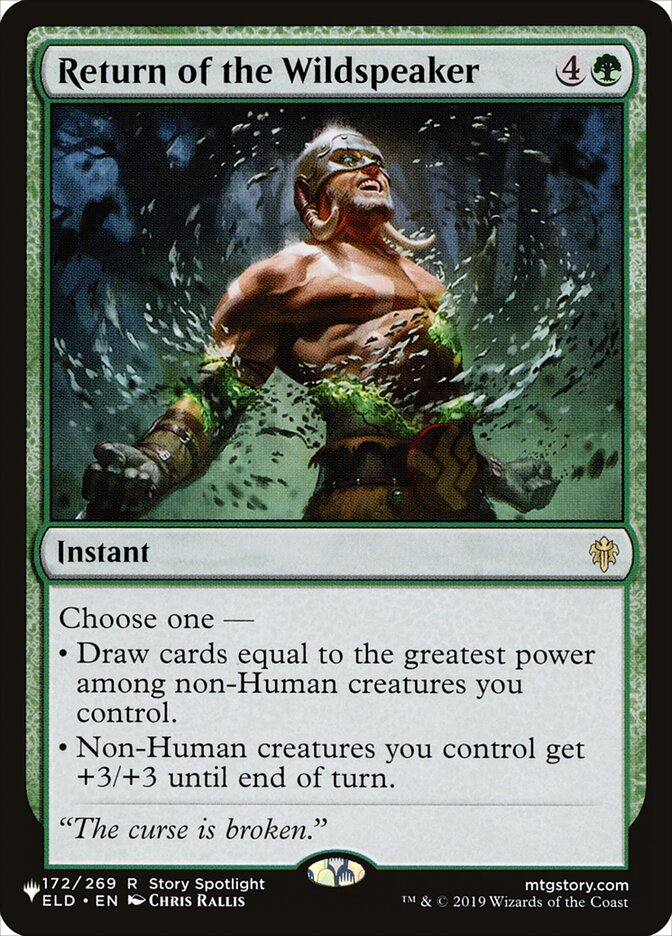 image Return of the Wildspeaker