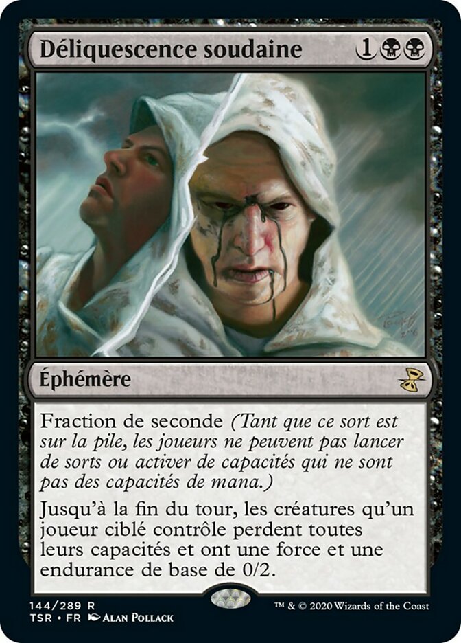 image Déliquescence soudaine