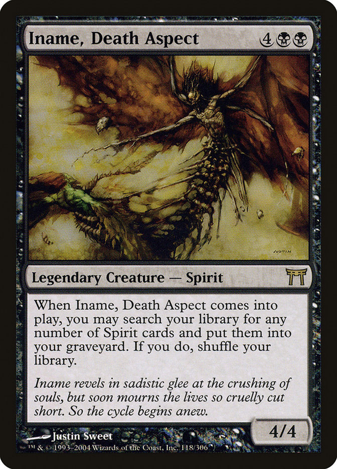 image Iname, Death Aspect