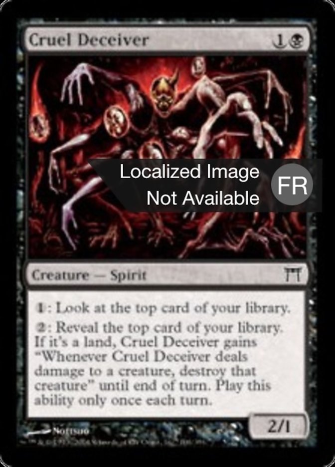 image Fourbe cruel