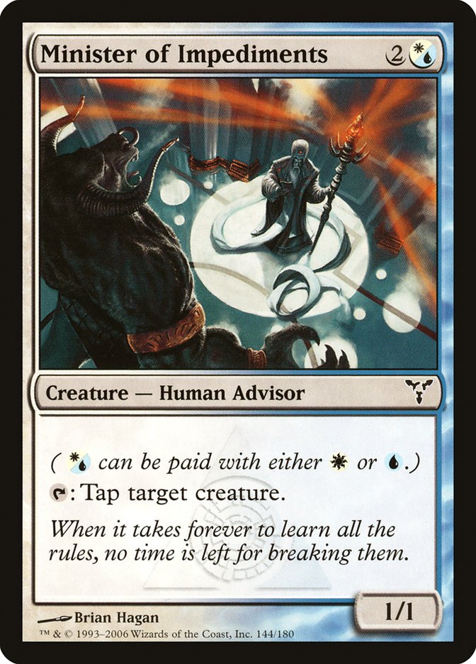 image Minister of Impediments