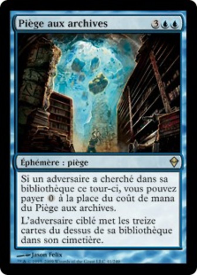 image Piège aux archives