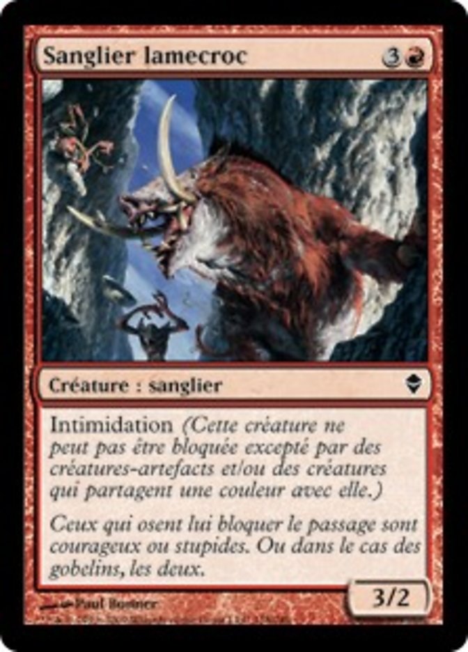 image Sanglier lamecroc