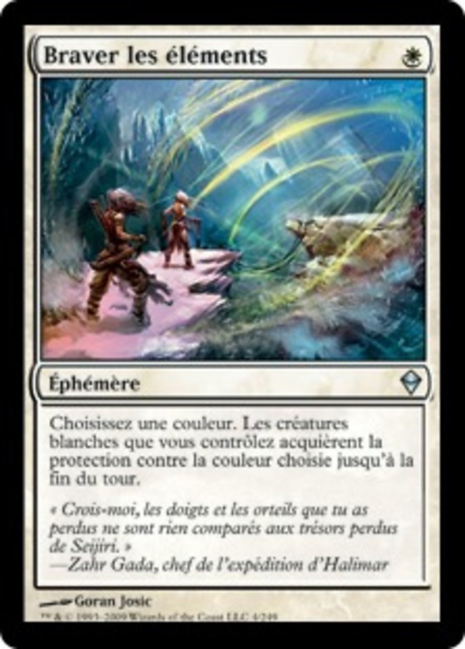 image Braver les éléments