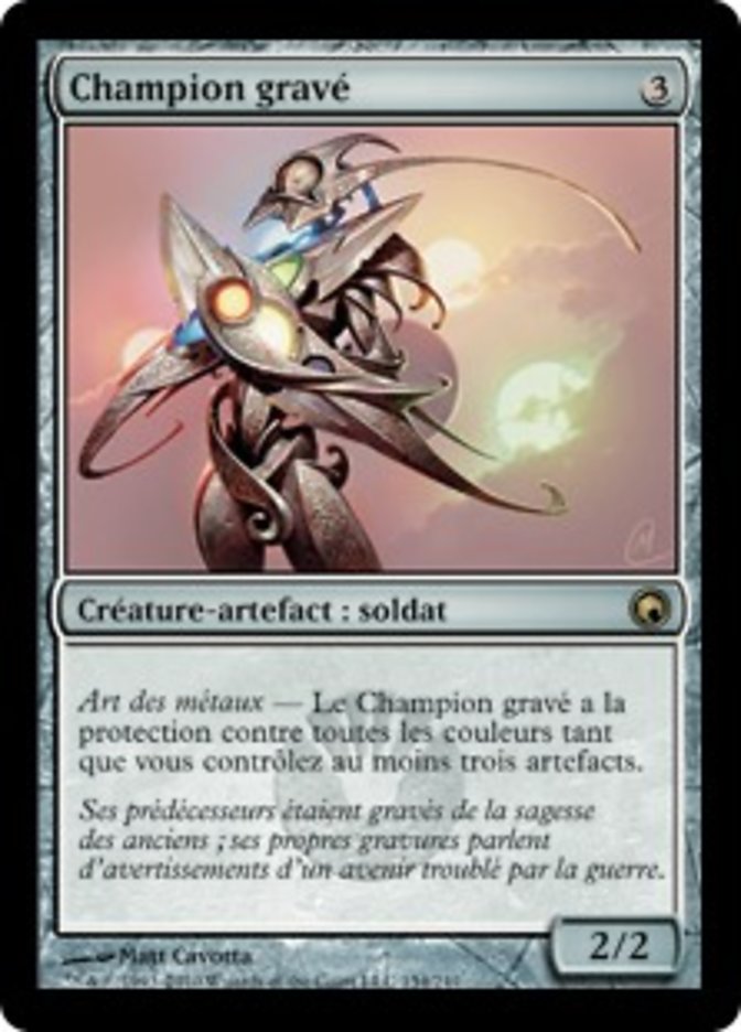 image Champion gravé