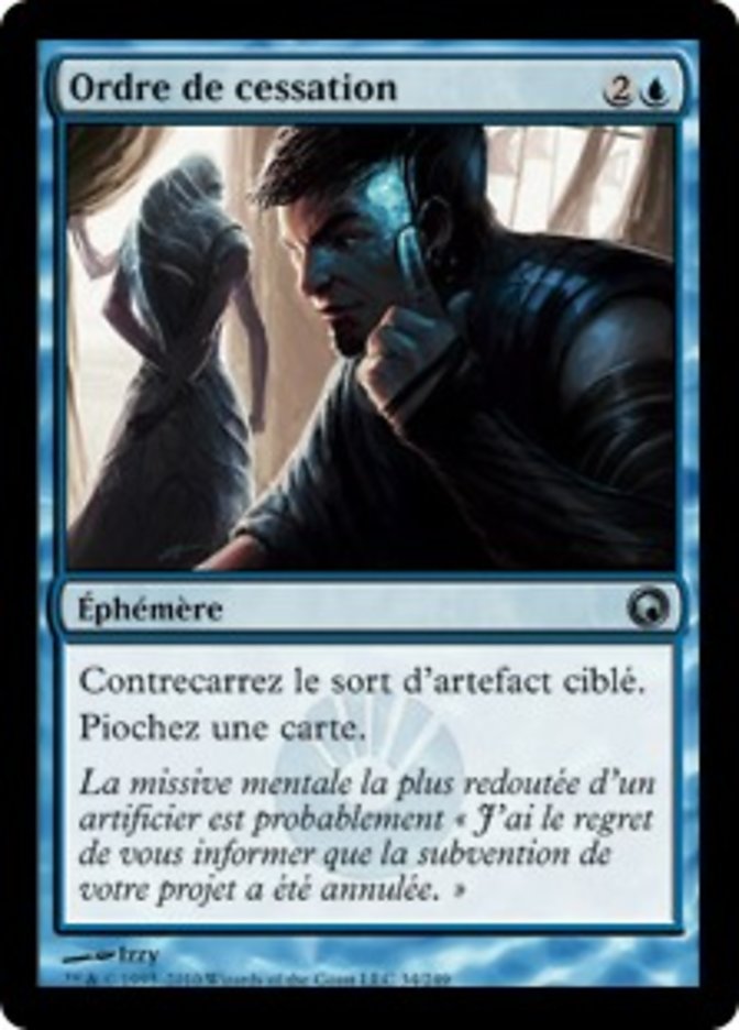 image Ordre de cessation