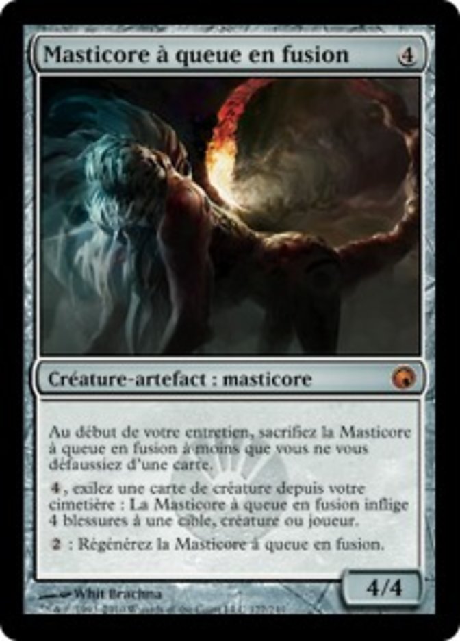 image Masticore à queue en fusion