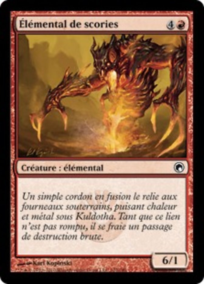 image Élémental de scories