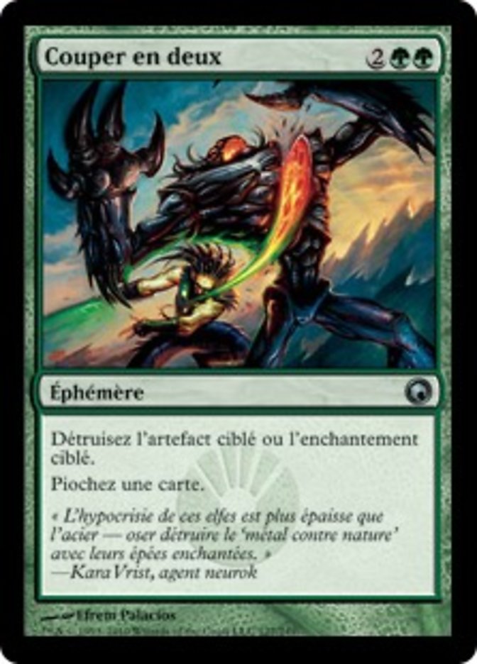 image Couper en deux