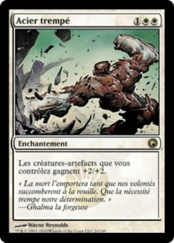 image Acier trempé