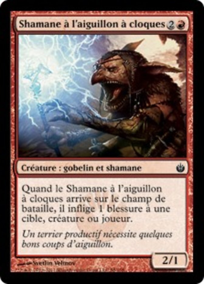 image Shamane à l'aiguillon à cloques