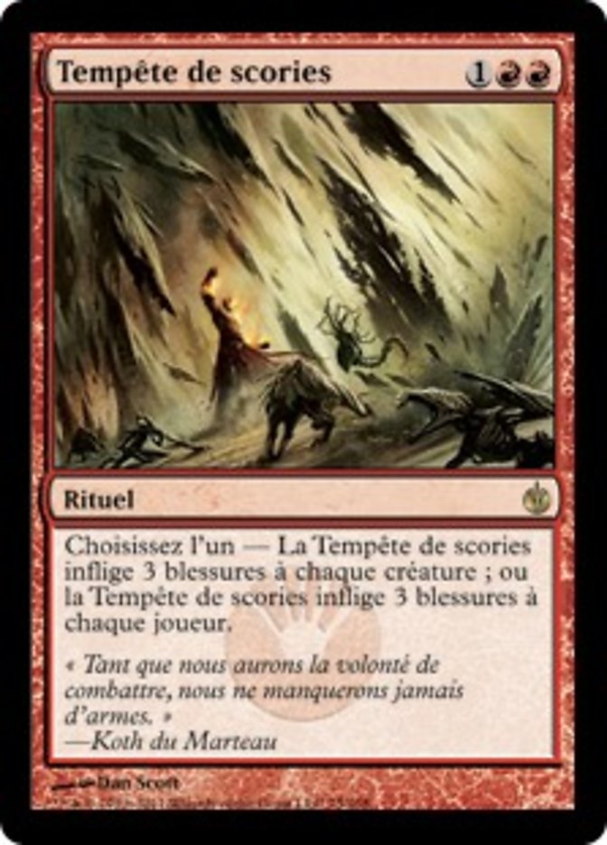 image Tempête de scories