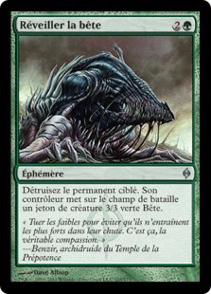 image Réveiller la bête