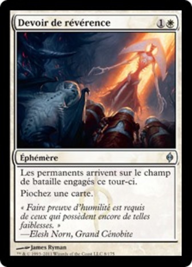 image Devoir de révérence