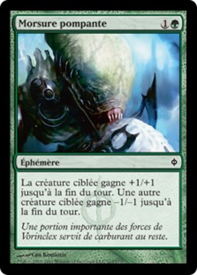 image Morsure pompante