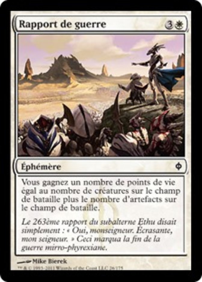 image Rapport de guerre