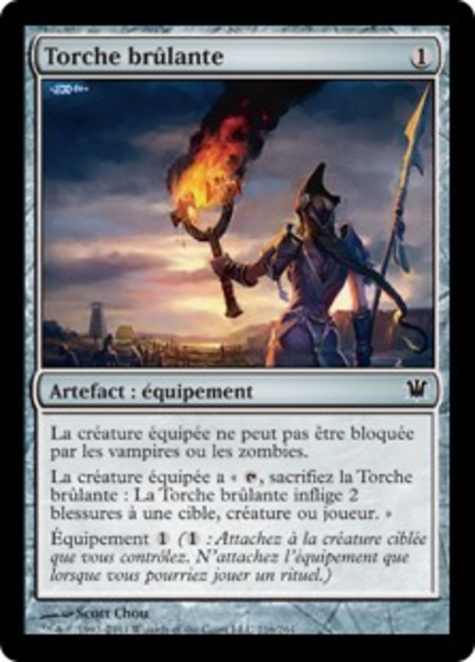 image Torche brûlante