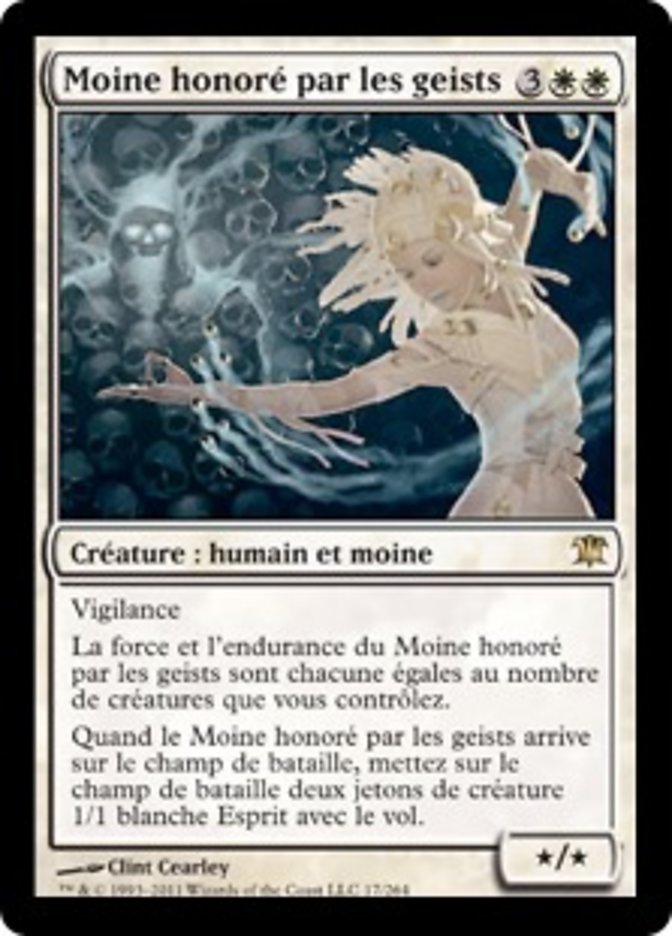 image Moine honoré par les geists