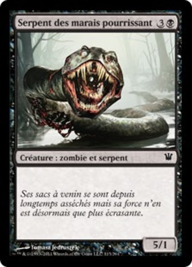 image Serpent des marais pourrissant