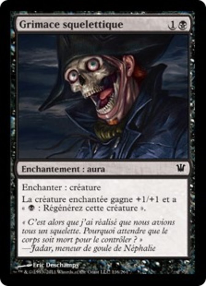 image Grimace squelettique