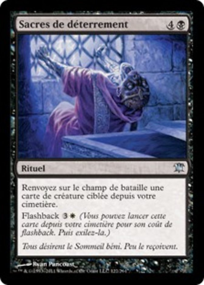 image Sacres de déterrement