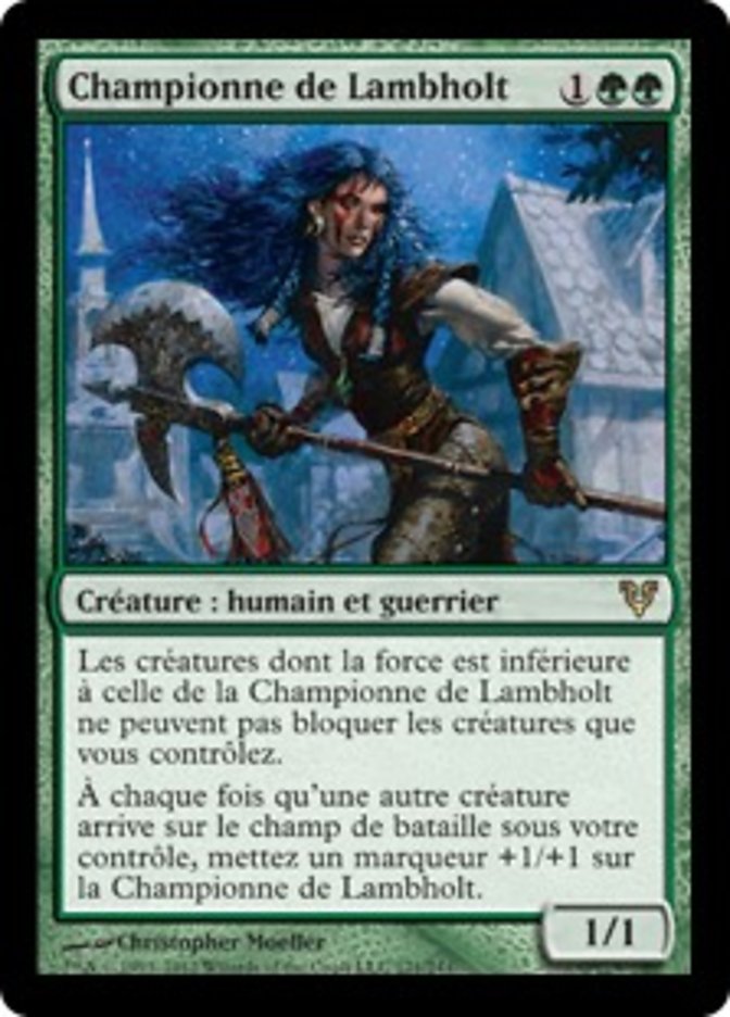 image Championne de Lambholt