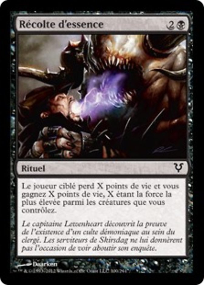 image Récolte d'essence
