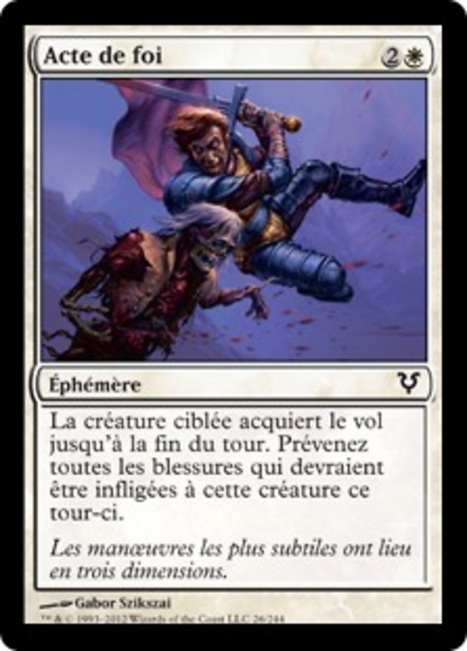 image Acte de foi