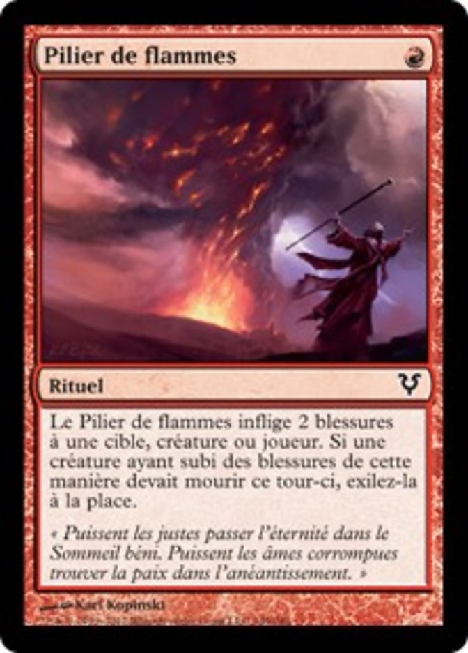 image Pilier de flammes
