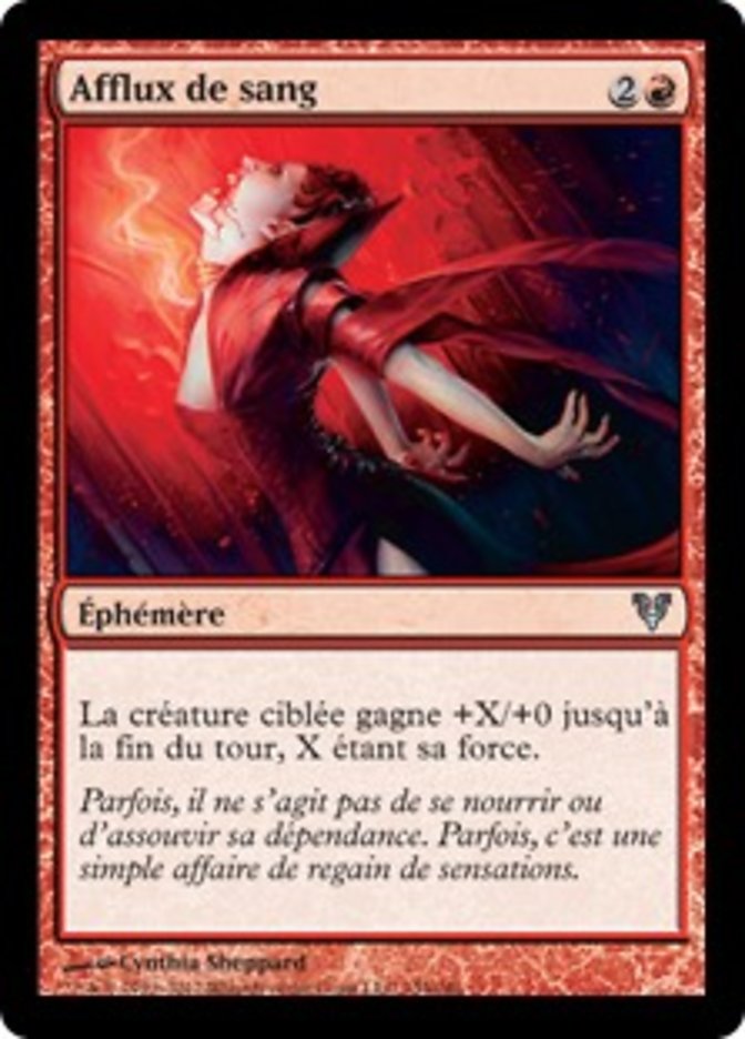 image Afflux de sang