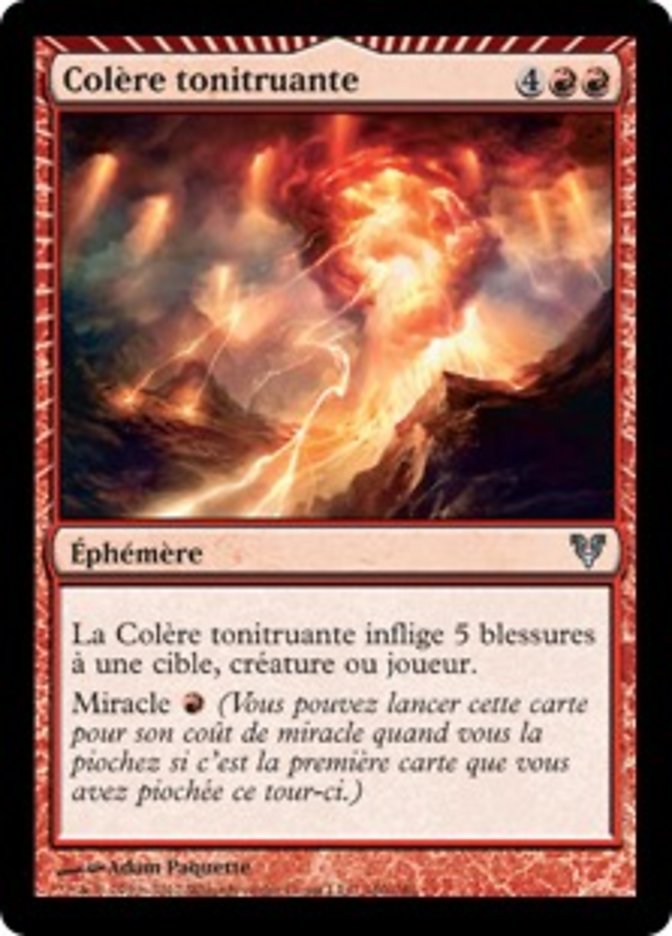 image Colère tonitruante