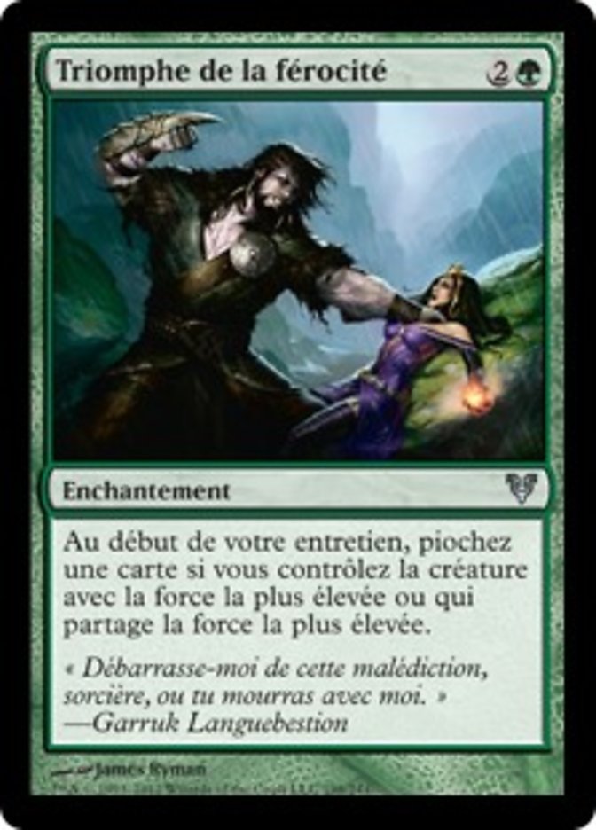 image Triomphe de la férocité