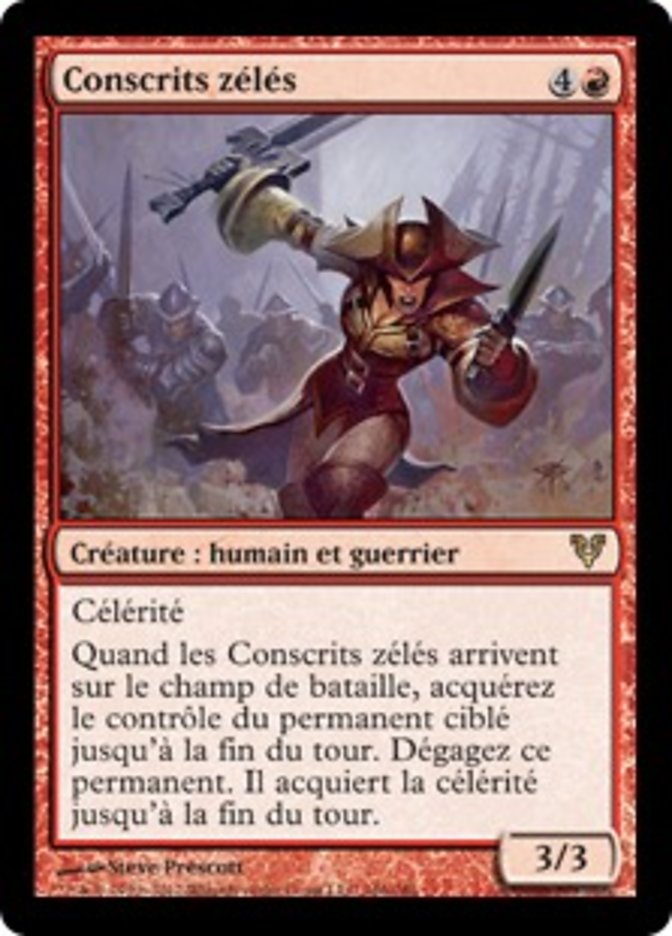 image Conscrits zélés
