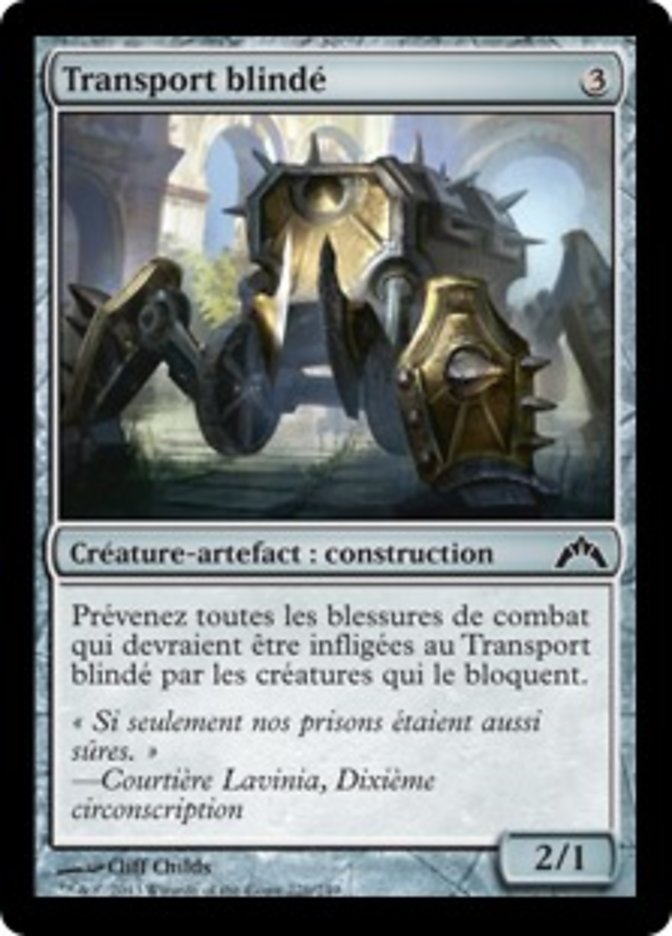 image Transport blindé