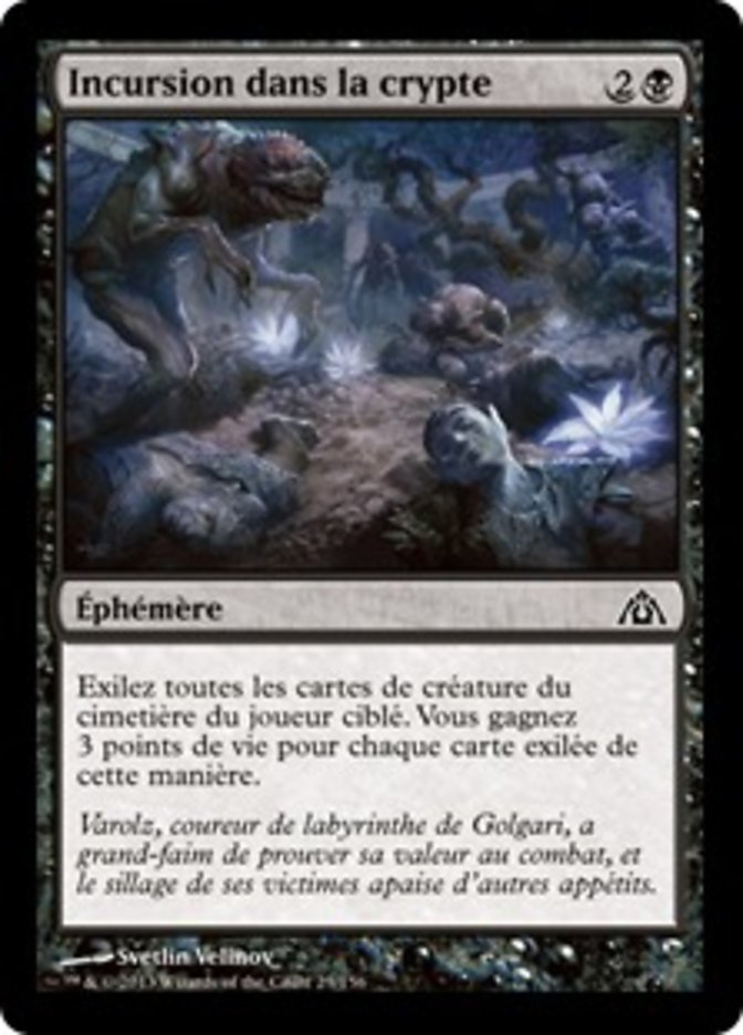 image Incursion dans la crypte