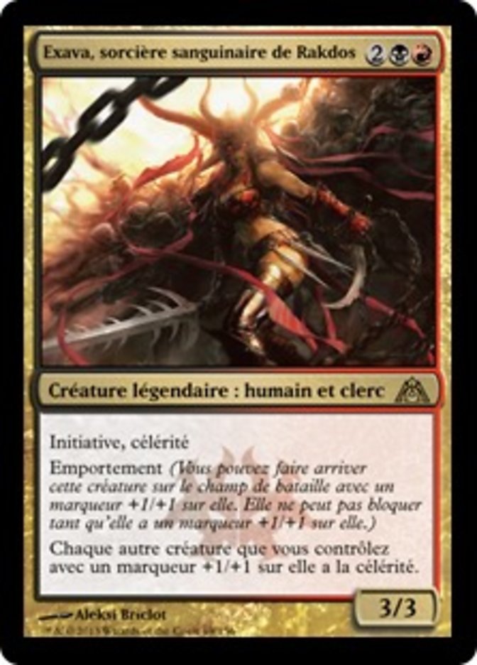 image Exava, sorcière sanguinaire de Rakdos