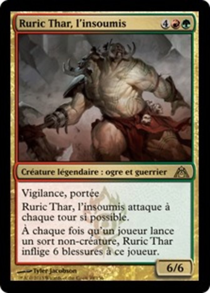 image Ruric Thar, l'insoumis