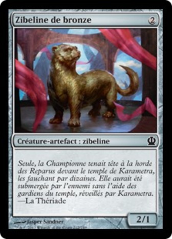 image Zibeline de bronze