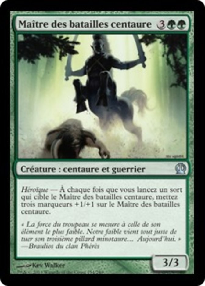 image Maître des batailles centaure