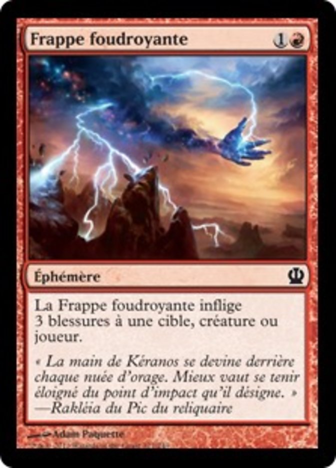 image Frappe foudroyante